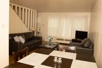 Chapel Townhome living room & dining
