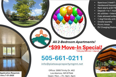 $99 Move-In Special!