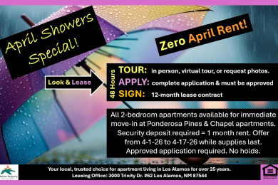 April Special Ad Listed Below!