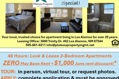 Leasing Special 5-18-26 to 5-29-26