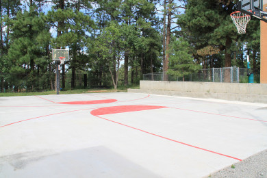 Ponderosa Pines basketball court